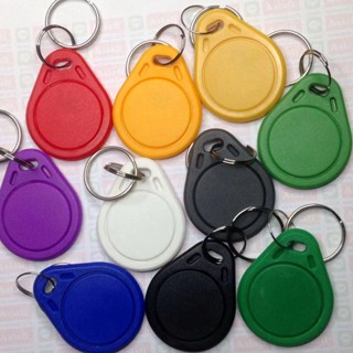 20 Pack Colors IC Mifare Rewritable Keychain UID Access Card 3# 13.56 MHz (20 Pieces)
