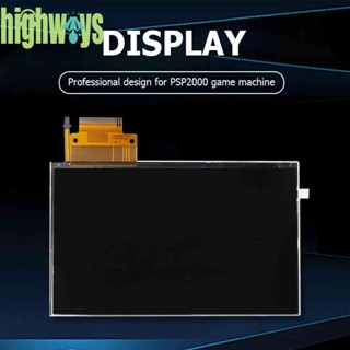 อะไหล่หน้าจอ LCD แบบเปลี่ยน สําหรับ PSP 2000 2001 2003 2004 [highways.th]