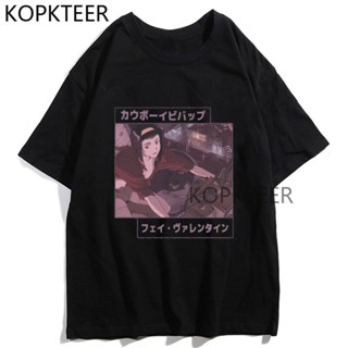 GOOD YFCowboy Bebop T shirts Faye Valentine Funny Manga Tops Japanese Anime T-shirts Hip Hop Streetwear Short Sleeve T-s