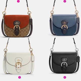 COACH c5686 c5688 c5692 kleo Shoulder Bag 23 กระเป๋าทรงอานสำหรับสุภาพสตรี/กระเป๋าสะพายไหล่แบบฝาพับ/กระเป๋าสะพายข้าง