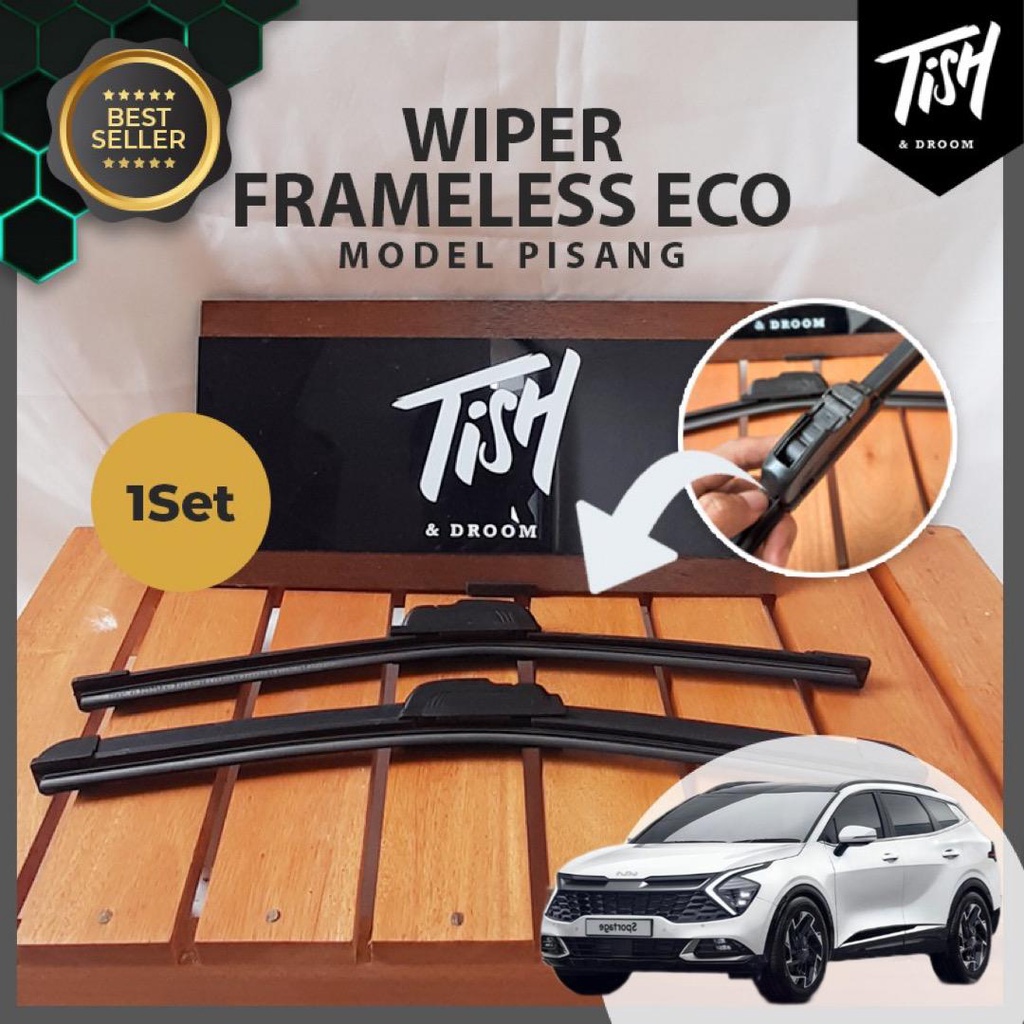 FL Wiper Sportage Gen5 NQ5 2021 ยางซิลิโคนไร้กรอบ 2 ชิ้น