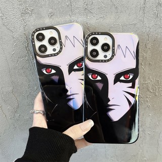 เคสแข็ง เคสไอโฟน iPhone 14 Pro Max iPhone 13 Pro Max iPhone 12 Pro Max iPhone 11 Fashion Cartoon อุซุมากิ #นารูโตะ Uzumaki Naruto Laser Reflective Design Hard Case