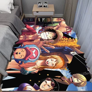 พรมปูพื้น ลาย One Piece Luffy ที่ทนต่อสิ่งสกปรก สําหรับห้องนอน ห้องนั่งเล่น