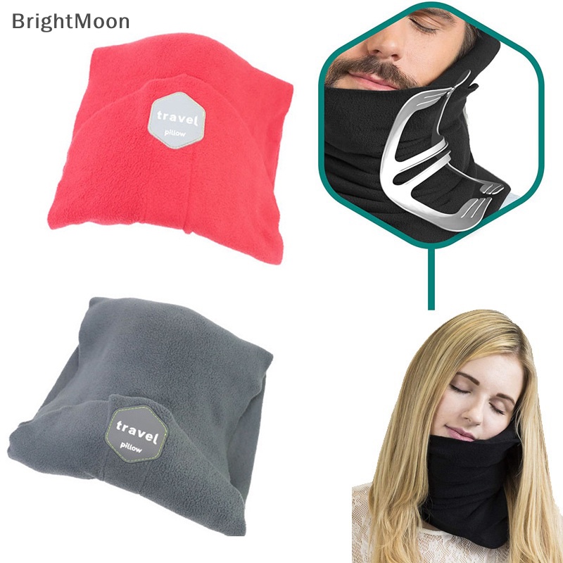 Brightmoon หมอนรองคอ แบบนิ่ม แบบพกพา สําหรับเดินทาง