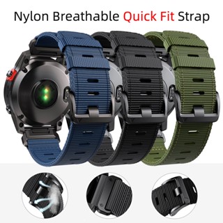 สายนาฬิกาข้อมือไนล่อน แบบปลดเร็ว สําหรับ Garmin D2 Delta PX D2 Bravo D2 Charlie Strap 22 มม. 26 มม.