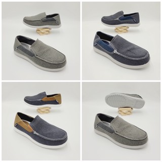 รองเท้าผ้าใบแฟชั่น สไตล์ Crocs Santa Cruz 2 Luxe Mens (แนะนำเพิ่ม 1 ไซส์)