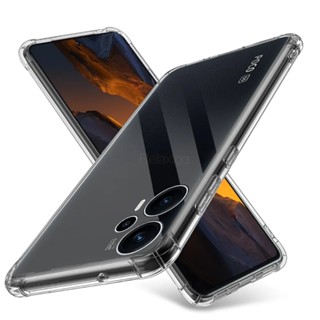 Clear Air-bags Soft Shockproof Case For Xiaomi Poco F5 F4 M4 x4 X5 Pro 5G Anti-knock Protect Cover