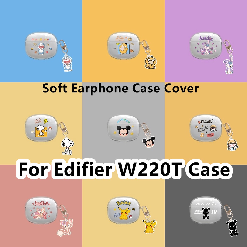 พร้อมส่ง!นําไปใช้กับ Edifier W220T เคส Case เคสหูฟัง ใส การ์ตูน คูโลมิ ซิลิโคนนุ่ม เคส เคสหูฟัง