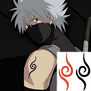 สติกเกอร์รอยสัก ลายการ์ตูนนารูโตะ Kakashi ANBU กันน้ํา พร็อพสําหรับตกแต่งปาร์ตี้ฮาโลวีน