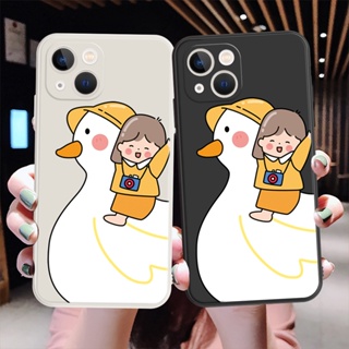 เคสโทรศัพท์มือถือแฟชั่น แบบนิ่ม ลายการ์ตูนเป็ด สําหรับ Huawei P20 P30 P50 Pro Mate 20 30 Pro 30E Pro P30 Lite Huawei Nova 4E #H240