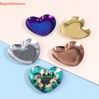 [Ageofdream] ใหม่ กล่องเก็บเครื่องประดับ สร้อยคอ แหวน รูปหัวใจ