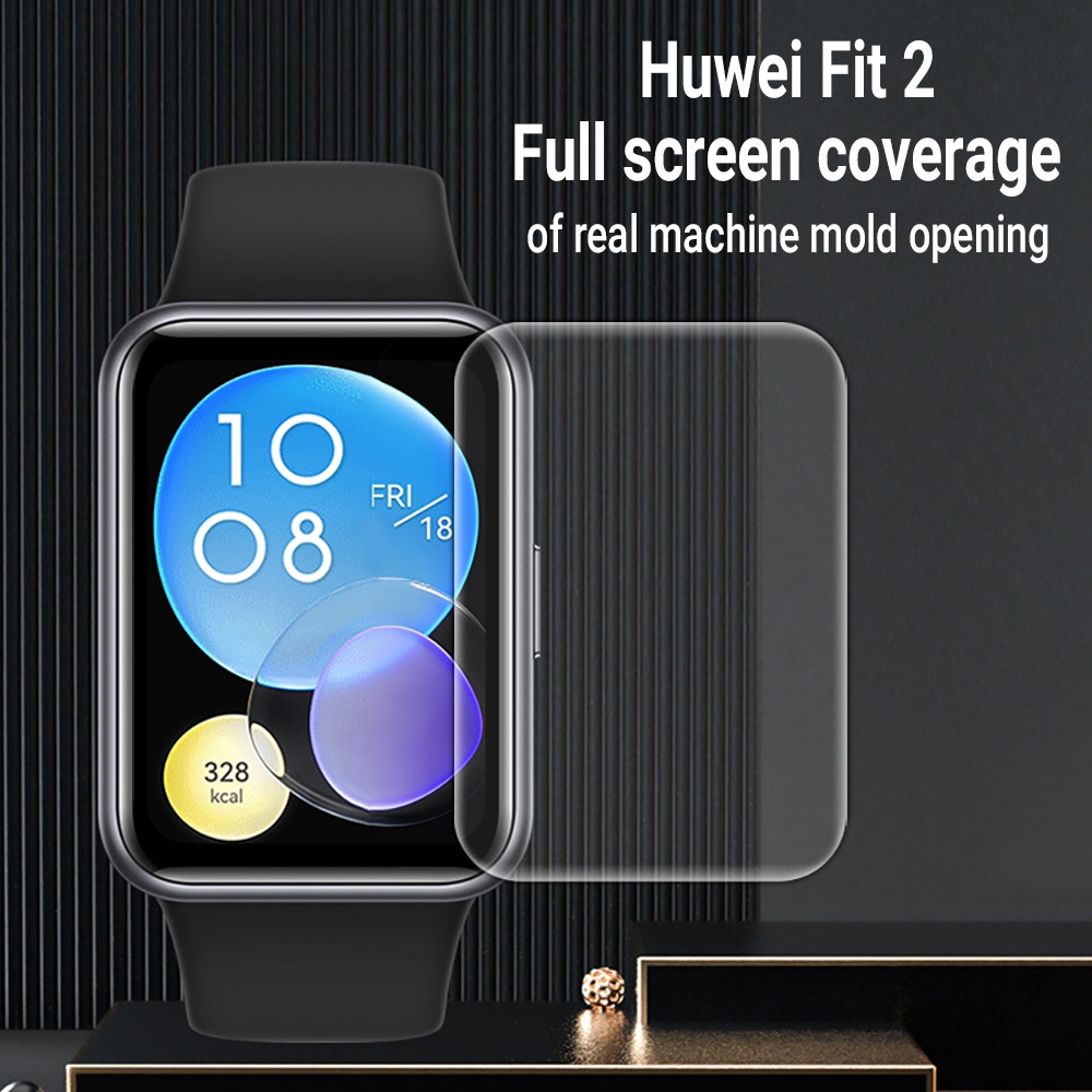 ฟิล์มไฮโดรเจลคลุมเต็มสำหรับ Huawei Watch Fit2 / Huawei Watch Fit Soft TPU ฟิล์มกันรอยหน้าจอ