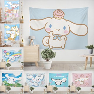 พรมโพลีเอสเตอร์ ลายการ์ตูน Cinnamoroll Sanrio น่ารัก พร้อมคลิป สําหรับตกแต่งบ้าน ห้องนั่งเล่น ห้องนอน งานแต่งงาน ครบรอบ