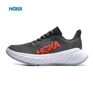 Hoka ONE ONE CARBON X2 รองเท้าผ้าใบลําลองแฟชั่น ระบายอากาศ เหมาะกับการวิ่ง เล่นกีฬา สําหรับผู้ชาย ผู้หญิง wadBX99 4