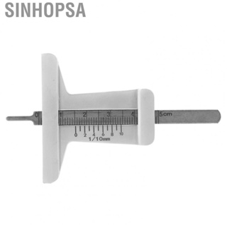 Sinhopsa Tire Wear Tread Checker  Lightweight Rust Proof Tread Depth Gauge Measuring Tool Stable High Precision  for Vehicle