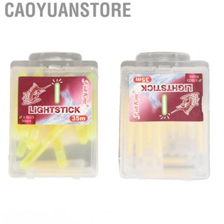 Caoyuanstore Rod Tip Glow Sticks  Lightweight 30PCS Disposable Fishing Glow Stick Fluorescent  for Early Morning Fishing