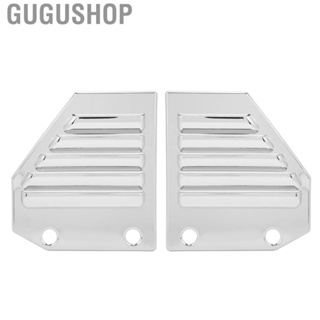 Gugushop Vent Fender Intake Grille  Sturdy Construction Tight Fixed Car Exterior Grille Vent Hood Wear Resistant 2 PCS  for Vehicle