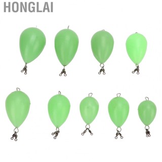 Honglai Luminous Fish Bobber Float PP Alloy Copper Luminous Fish Float for River