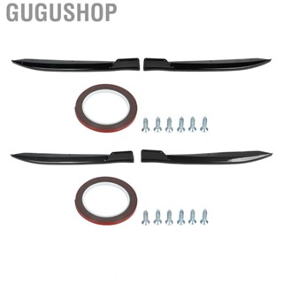 Gugushop Rear Bumper Lip Diffuser  Rear Spoiler Body Kits Easy To Install Deformation Proof  for Car