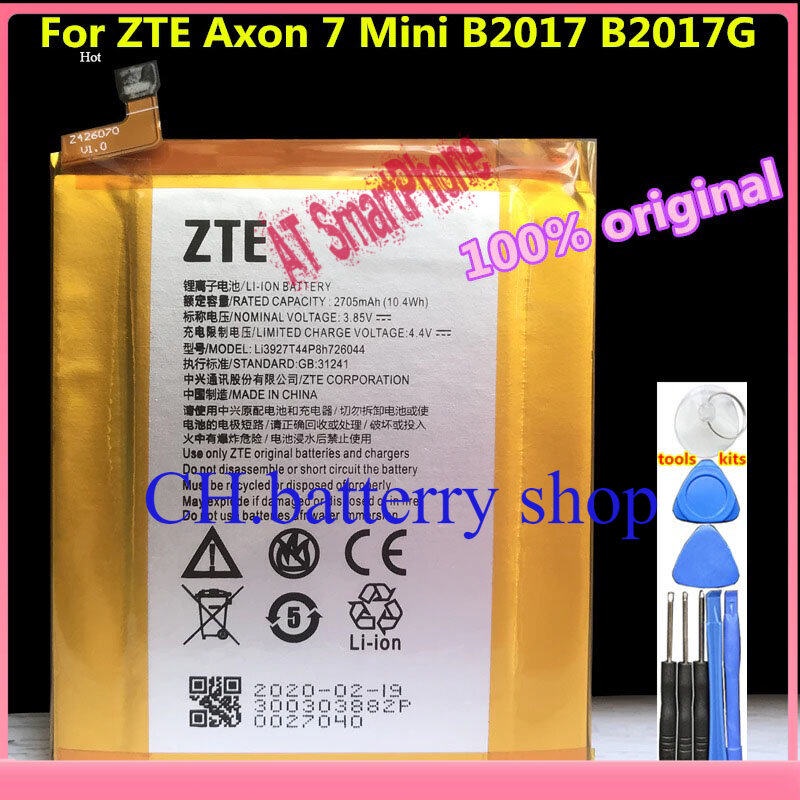 แบตเตอรี่ แท้ Li3927T44P8H726044 ZTE Axon 7 Mini / B2017 / B2017G 5.2 2705MAh
