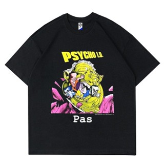 📦พร้อมส่ง T-shirt    Pas Band - Psycho ID Tshirt - Black   PRIA WANITA  BAJU RAP TEE  DEWASA DAN ANAK  HITAM