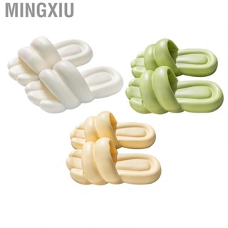 Mingxiu Bathroom Slippers  Shower Sandals Quick Drying Pure Color Indoor Shock Absorption  for Women for Home