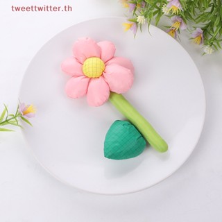 Tweet ผ้าฝ้าย ลายดอกทานตะวัน สําหรับตกแต่งกระเป๋าเดินทาง DIY 1 ชิ้น