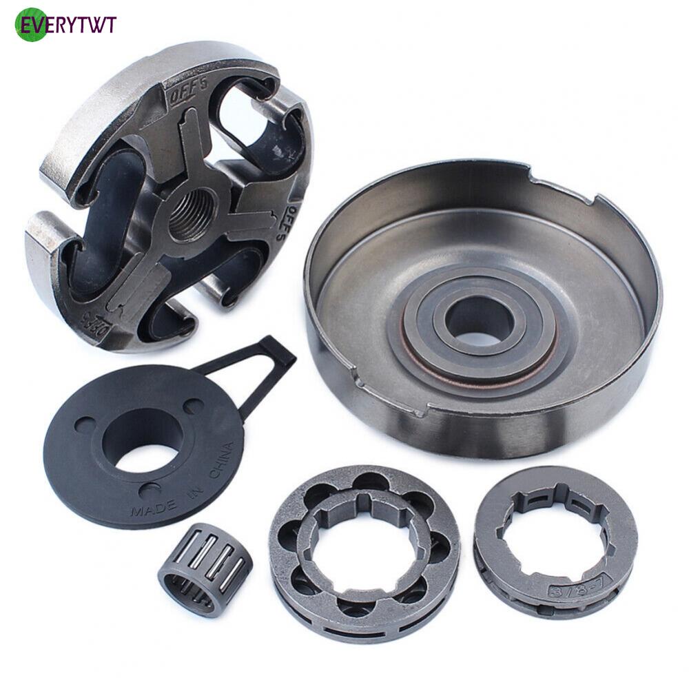 【EVER】ชุดประกอบดรัมคลัทช์ สําหรับขอบเฟืองเลื่อยยนต์ Husqvarna 372 372XP 371 365 362