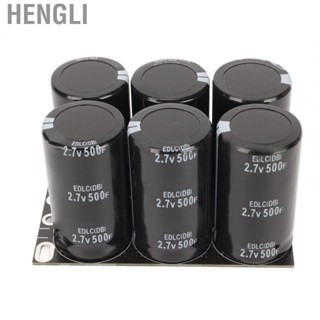 Hengli Rectifier Capacitor  DIY Installation Farad Capacitor Extend  Life 2.7V500F  for Vehicle