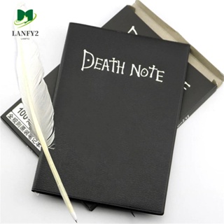 Lanfy สมุดโน้ตไดอารี่ ปกหนัง ลายการ์ตูนอนิเมะ Death Note Pad หลากสีสัน