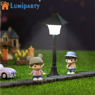 Lumiparty โมเดลโคมไฟ Led ขนาดเล็ก สไตล์เรโทร สําหรับตกแต่งบ้าน สวน