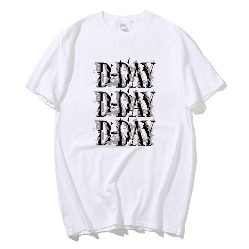 มีหลายสี เสื้อยืดแขนสั้นลําลอง คอกลม ผ้าฝ้าย พิมพ์ลาย KPOP Bangtan Boys SUGA AGUST D DAY TOUR MERCH 