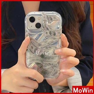 Mowin - เข้ากันได้สำหรับ เคสไอโฟน เคสไอโฟน11 เคส iphone 11 เลเซอร์สะท้อนแสงใสเคสโทรศัพท์เคส TPU Soft ถุงลมนิรภัยกันกระแทก Simple Graffiti English เข้ากันได้กับ iPhone 13 Pro max 12 Pro Max 11 xr xs