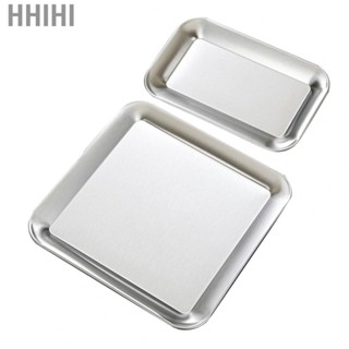 Hhihi Dinner   Square Large  Serving Platter Stainless Steel Safe  for Barbecue