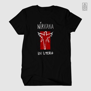 โอ้พระเจ้า1  Kaos BAND KAOS NIRVANA BAJU NIRVANA IN UERO RED BAJU Music ROCK MEAL สี