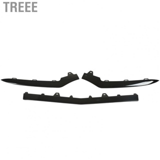 Treee Car Front Body Kit  3pcs Left Center Right UV Protection Precise Fit Front Bumper Molding Trim  for Cars