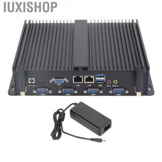 Iuxishop Mini PC  Dual Display Fully Enclosed Fanless Industrial  6 X USB Noiseless 110‑240V  for Automation