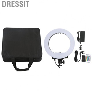 Dressit RGB Ring Light  Real Time Colo Ring Light 12in EU Plug 100‑240V 2800‑5600K App Control  for Vlogging