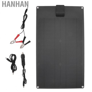 Hanhan Solar   20W Solar Panels 20W 18V 18V DC Output Port 5V USB Output Port Tempered Glass with  for Ship