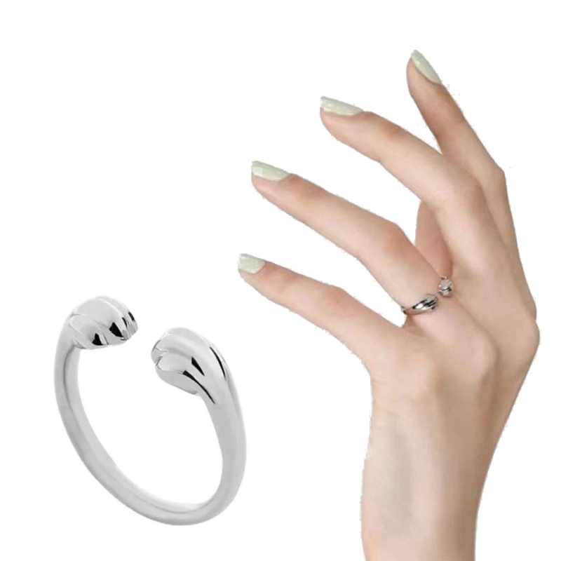 Camp Cat Open Ring Embrace Design Statement Rings เครื่องประดับสัตว์เลี้ยง