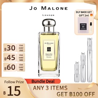 แบ่งขายน้ำหอมแบรนด์แท้ 100%  Jo Malone English Oak &amp; Hazelnut 2ml 5ml 10ml น้ำหอมยูนิเซ็กซ์ น้ำหอมผู้ชาย น้ำหอมผู้หญิง