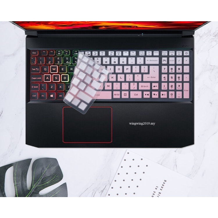 แผ่นซิลิโคนครอบแป้นพิมพ์แล็ปท็อป สําหรับ Acer Nitro 5 AN515-58 AN515-54 AN515-55 AN515-56 AN515-57 A
