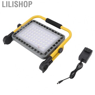 Lilishop Work Light Rechargeable 2 Level 15000lm Adjustable Angle Floodlight 100W New