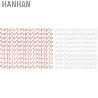 Hanhan  Paperclips  Rustproof Easy To Carry Paper Clips 100PCS  for Office