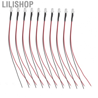 Lilishop 10pcs Lights Emitting Diodes 5mm Prewired Electronic  Light Diodes For Dec