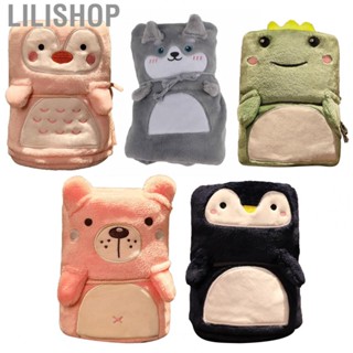 Lilishop Flannel  Cute  Shape Soft Skin Friendly Portable Nap  for Sofa Bed Office Dormitory