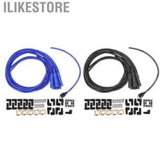Ilikestore Ignition Wire Kit  Sparking Plug Ignition Wire Set 180°  Aging Sensitive Starting  for 8 Cylinder Vehicles