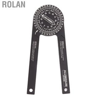 Rolan Miter  Protractor  2  Engraving Scales Aluminum Protractor Angle Finder Portable Durable Practical  for Carpentry for Carpenters