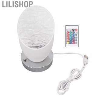 Lilishop Small Bedside Lamp 16 RGB Color Changing Night Light Touch Lamp W/ US