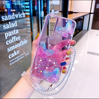 Soft Casing Vivo Y91C Y1S Y91 Y93 Y95 Y21 V11 V15 V19 V20 S1 Z1 Pro Bright Colour Star Bling Gradient Butterfly Transparent Phone Case Cover 1QH 26